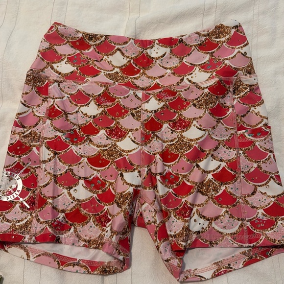 Barbells and Pizza, BBNP, size medium, mermaid print, retired - Picture 1 of 3